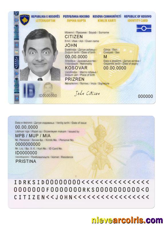 Kosovo ID card